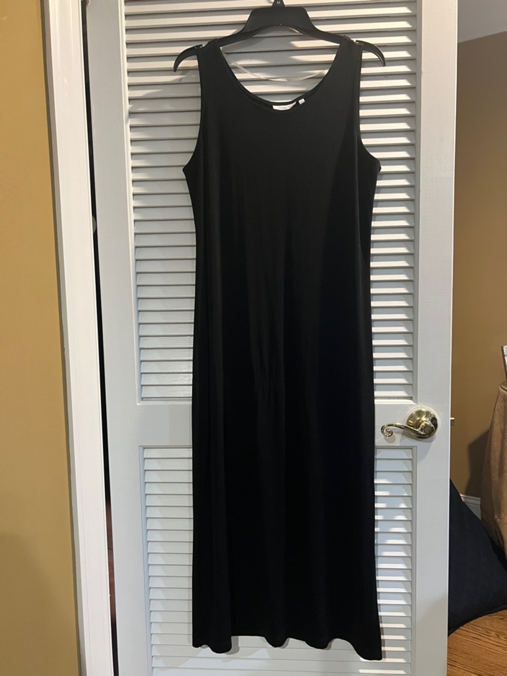 Chico's Black Sleeveless Maxi Dress